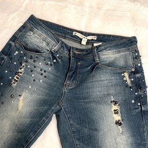Chelsea & Voilet embellished jeans. ****Sold*****